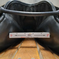 17" MW *5" Passier Corona Dressage Saddle, Pommel Strap, Grey/Brown Cover, Lg Front Block, Wool Flocking, Rear Gusset Panels, Flaps: 17"L x 12.5"W Serial #: 17049091
