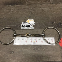 Med - Lg Loose Ring Snaffle Bit *fair, v.dirty, rusty, bubbled
