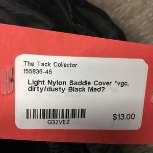 Light Nylon Saddle Cover *vgc, dirty/dusty