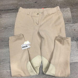 Hvy Cotton Breeches, Pull On *xc, sm seam holes, mnr stains