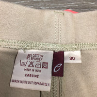 Hvy Cotton Breeches, Pull On *xc, sm seam holes, mnr stains
