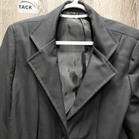 Hvy Dressage Show Jacket *gc, v.hairy, lining holes, mnr stains?, pilly/rubbed collar
