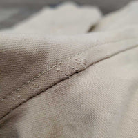 Hvy Cotton1 Breeches *gc/fair, older, seat seam: frays & pulled, stains, pilly edges
