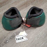 Pr No Turn Bell Boots, Velcro *fair/gc, mnr dirt, frayed edges, dirty, lining hole, crumpled, older
