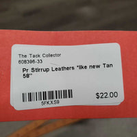 Pr Stirrup Leathers *like new
