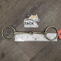 Thin Loose Ring Bradoon Snaffle Bit *gc, mnr scratches, clean, chewed, stains, peeled spots