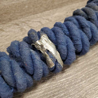 Cotton Lead Rope *gc, threads/frays, dirty, taped, faded
