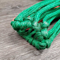 Thin Narrow Nylon String Haynet *gc, clean, stains, older, mnr rubs
