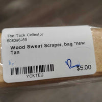 Wood Sweat Scraper, bag *new
