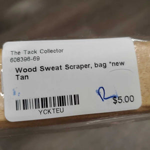 Wood Sweat Scraper, bag *new