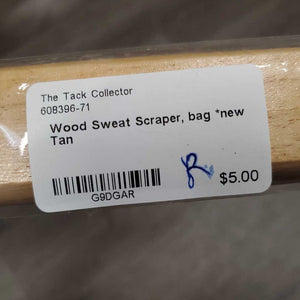 Wood Sweat Scraper, bag *new