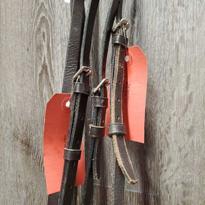 Flat Bridle *gc/fair, NO browband, scrapes, Broken & loose keepers, v.stiff, v.dry