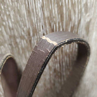 Flat Bridle *gc/fair, NO browband, scrapes, Broken & loose keepers, v.stiff, v.dry
