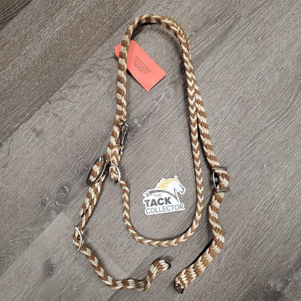 Braided Nylon One Ear Headstall, 2 Conway Buckles *vgc, clean, mnr dirty?stains