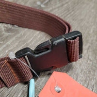 Suede Braiding Pouch, 1 Plastic Needle *vgc, clean, stains, edge rubs
