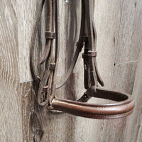 Rsd Bridle *gc, dry, tight keeper, rubs, dirty, repaired throat
