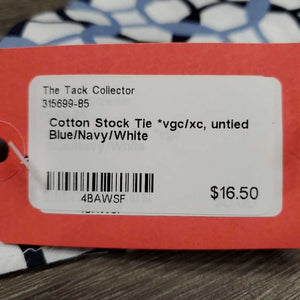 Cotton Stock Tie *vgc/xc, untied