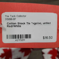 Cotton Stock Tie *vgc/xc, untied

