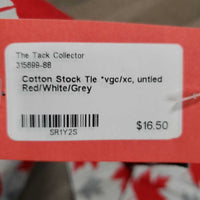 Cotton Stock Tie *vgc/xc, untied
