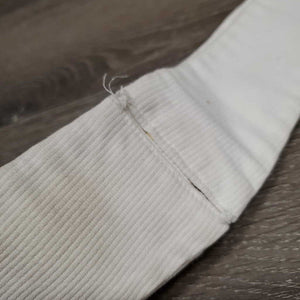 Heavy Cotton Stock Tie *gc/fair, older, stained, seam puckers, older, untied