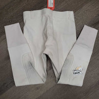 Hvy Cotton Full Seat Breeches *gc, stains, rubs, pills, snags
