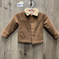 Children's Corduroy Jacket, snaps, Fleece *xc
