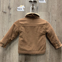 Children's Corduroy Jacket, snaps, Fleece *xc
