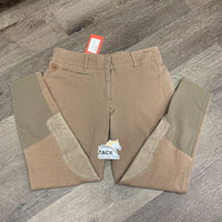 Breeches *vgc, older, seams: mnr puckers & faded, seat: rubs, pills & broken els
