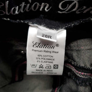 Euroseat Breeches *vgc, mnr faded, seam puckers, curled waistband, loose button thread