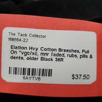 Hvy Cotton Breeches, Pull On *vgc/xc, mnr faded, rubs, pills & dents, older
