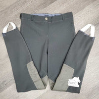 Ribbed Breeches, Pull On *xc, shortened, sewn on elastics
