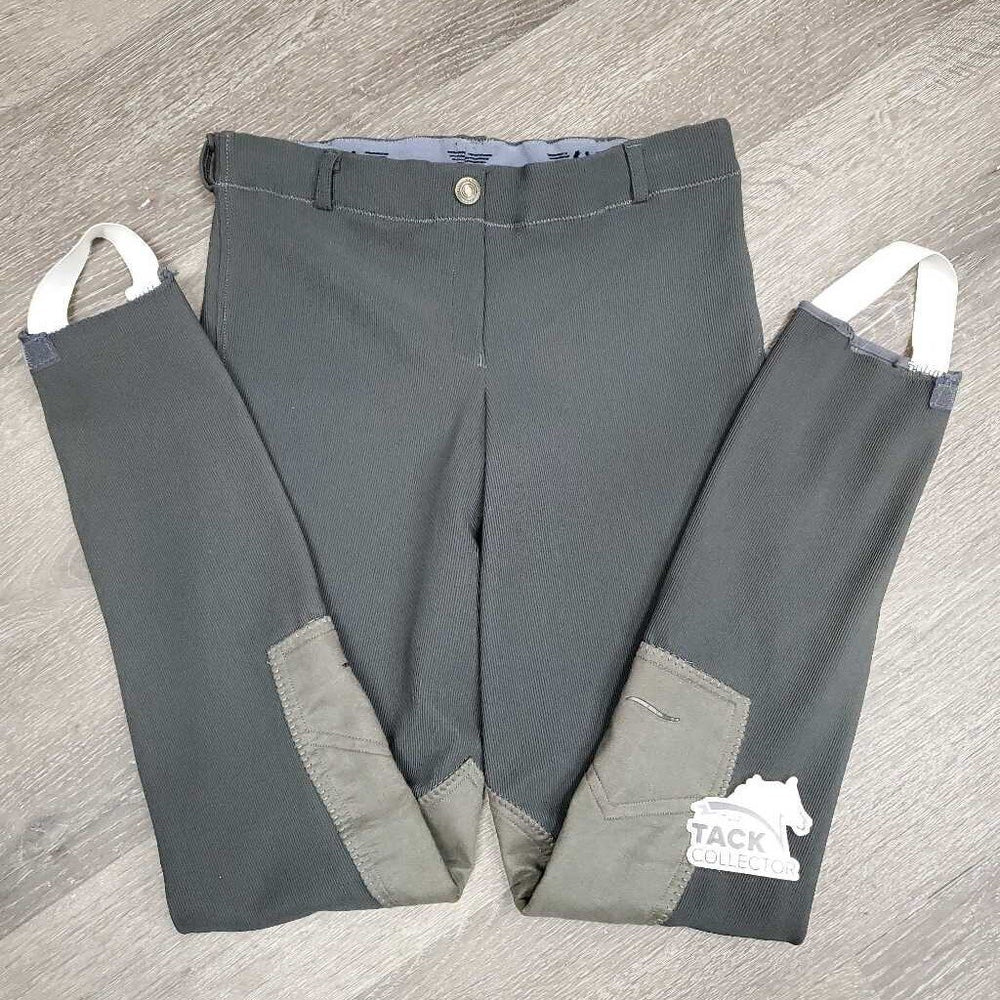 Ribbed Breeches, Pull On *xc, shortened, sewn on elastics