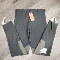 Ribbed Breeches, Pull On *xc, shortened, sewn on elastics