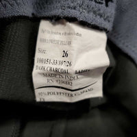 Ribbed Breeches, Pull On *xc, shortened, sewn on elastics
