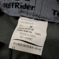 Ribbed Breeches, Pull On *vgc, v.rubbed & pilly knees, sewn on elastics