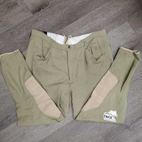 MENS Breeches *rough inner edges, mnr stains, loose seat seams, older

