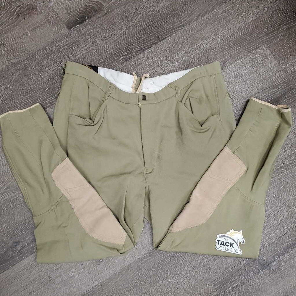 MENS Breeches *rough inner edges, mnr stains, loose seat seams, older