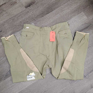MENS Breeches *rough inner edges, mnr stains, loose seat seams, older