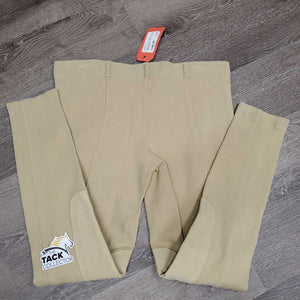 Hvy Cotton Breeches, Pull on *xc/vgc, older, mnr dents