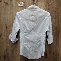 1/2 Sleeve Blouse, snaps, tags *new, older, v.crinkled