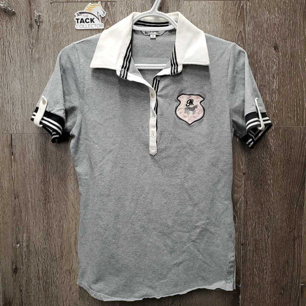 SS Polo Shirt, 1/2 Button Up *like new