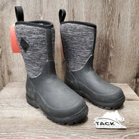 JUNIORS "Element" Med High Muck Boots, Pull On *xc/like new
