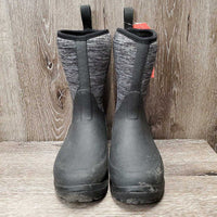 JUNIORS "Element" Med High Muck Boots, Pull On *vgc, dirt
