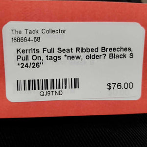 Full Seat Ribbed Breeches, Pull On, tags *new, older?