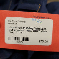Pull on Riding Tight Boot Cut Breeches *new, older?, dents
