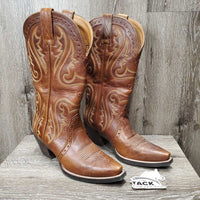 Snip Toe Cowgirl Boots *xc, v. mnr scratches
