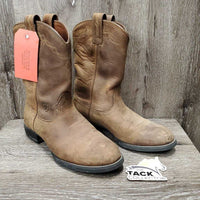 Round Toe Cowgirl Boots *vgc, mnr scuffs, scratches, hair in soles
