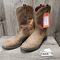 Round Toe Cowgirl Boots *vgc, mnr scuffs, scratches, hair in soles
