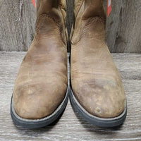 Round Toe Cowgirl Boots *vgc, mnr scuffs, scratches, hair in soles
