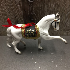 Christmas Ornament, Andalusian Horse - 2009, box *like new, chipped sytrofoam